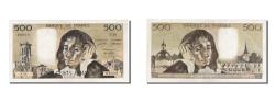 World Coins - Banknote, France, 500 Francs, 500 F 1968-1993 ''Pascal'', 1971, 1971-08-05