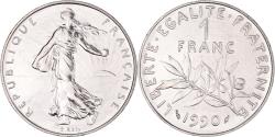 World Coins - Coin, France, Semeuse, Franc, 1990, Paris, , Nickel, KM:925.1