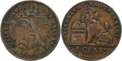 World Coins - Belgium, Albert I, 1 Centime, 1912, Brussels, Copper,