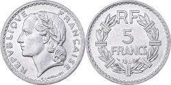 World Coins - France, 5 Francs, Lavrillier, 1949, Paris, Aluminum, , KM:888b.1
