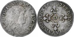 World Coins - France, Louis XIV, 4 Sols des Traitants, 1677, Vimy, Silver,