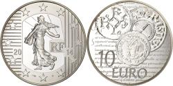 World Coins - France, 10 Euro, Charlemagne, Proof, 2014, Paris, Silver,