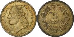 World Coins - France, 5 Francs, Lavrillier, 1939, Aluminum-Bronze, , KM:888a.1