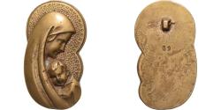 World Coins - France, Medal, Vierge à l'Enfant, Bronze,