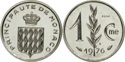 World Coins - Coin, Monaco, Rainier III, Centime, 1976, Paris, ESSAI, , Stainless