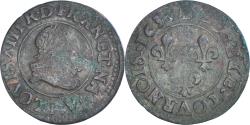 World Coins - Coin, France, Louis XIII, Double Tournois, 1633, Lyon, , Copper