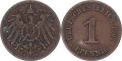 World Coins - Coin, Germany, Pfennig, 1907