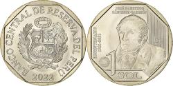 World Coins - Peru, Sol, José Faustino Sánchez Carrión, 2022, Lima, Nickel brass,