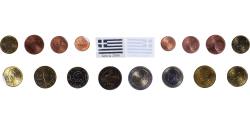 World Coins - Greece, Set Euros, 2006,