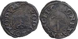 World Coins - Duchy of Lorraine, Charles III, Denarius, ca. 1545-1556, Nancy, Billon