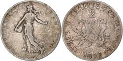 World Coins - France, 2 Francs, Semeuse, 1899, Paris, Silver, , Gadoury:532, KM:845.1