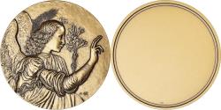 World Coins - France, Medal, L'ange de l'Annonciation, Religions & beliefs, MDP,