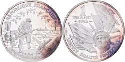 World Coins - France, Franc, 1993, Paris, Silver, , KM:1014