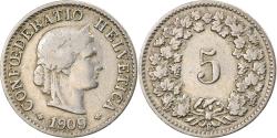 World Coins - Coin, Switzerland, 5 Rappen, 1909, Bern, , Copper-nickel, KM:26