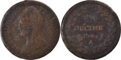 World Coins - Coin, France, Dupré, Decime, AN 4, Paris, Modification du 2 décimes,