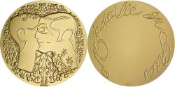 World Coins - France, Medal, The Fifth Republic, Arts & Culture, , Gilt Bronze