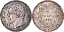 World Coins - Coin, France, Napoleon III, Napoléon III, Franc, 1858, Paris,