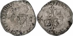 World Coins - France, Henri IV, Douzain aux deux H, 1593, Bordeaux, Billon,