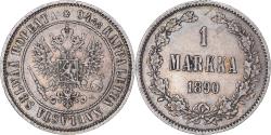 World Coins - Coin, Finland, Alexander III, Markka, 1890, Helsinki, , Silver, KM:3.2