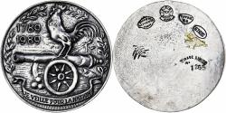 World Coins - France, Medal, Bicentenaire de la Révolution, Je Veille sur la Nation, 1989