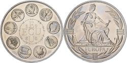 World Coins - France, Medal, Ecu Europa, Europe Assise, 1980, MDP, Copper-nickel, Rodier