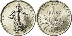 World Coins - Coin, France, Semeuse, Franc, 1980, Paris, , Nickel, KM:925.1