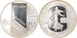 World Coins - France, 1-1/2 Euro, Death Penalty, 2006, Paris, Proof, , Silver