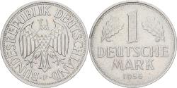 World Coins - Federal Republic of Germany, Mark, 1956, Stuttgart, Copper-nickel,