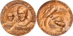 World Coins - France, Medal, Premiers Spationautes Français, Baudry-chrétien, Sciences &