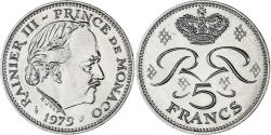 World Coins - Coin, Monaco, Rainier III, 5 Francs, 1971, , Copper-nickel, KM:150