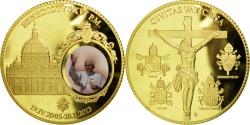 World Coins - Vatican, Medal, Le Pape Benoit XVI, 2011, , Copper Plated Silver