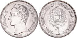 World Coins - Coin, Venezuela, Bolivar, 1990, , Nickel Clad Steel, KM:52a.2