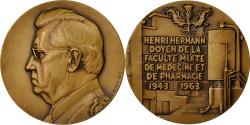 World Coins - France, Medal, Médecine, Professeur Henri Hermann, 1963, Dulac,