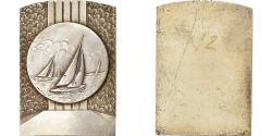 World Coins - France, Medal, Sport, Voile, Shipping, Contaux, , Silvered bronze