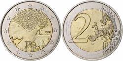 World Coins - France, 2 Euro, la paix en Europe, 2015, Pessac, Bi-Metallic,