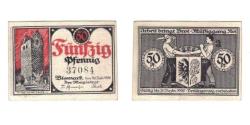 World Coins - Banknote, Germany, Bismark Stadt, 50 Pfennig, personnage, 1920, 1920-12-31