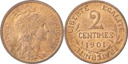 World Coins - Coin, France, Dupuis, 2 Centimes, 1901, , Bronze, KM:841, Gadoury:107