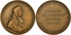 World Coins - France, Medal, Colbert, Chambre de Commerce de Reims, 1952, T. Bernard,