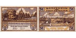 World Coins - Banknote, Germany, Uetersen, 50 Pfennig, Usine, 1920, UNC(63), Mehl:1352.2