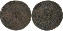 World Coins - Spanish Netherlands, Token, Charles II, Bureau des Finances, 1674, Brussels