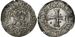 World Coins - Duchy of Brittany, François II, Blanc à la targe, 1484-1488, Rennes, Billon