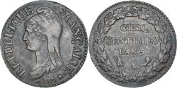 World Coins - Coin, France, Dupré, 5 Centimes, AN 5, Paris, , Copper, Gadoury:126