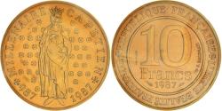 World Coins - Coin, France, Hugues Capet, 10 Francs, 1987, ESSAI, , Nickel-Bronze