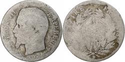 World Coins - France, Franc, Napoléon III, 1856, Lyon, Silver, , Gadoury:460, KM:779.3