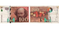 World Coins - France, 100 Francs, Cézanne, 1998, G045390543, EF(40-45), Fayette:74.2, KM:158a