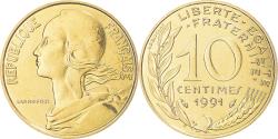 World Coins - Coin, France, Marianne, 10 Centimes, 1991, Monnaie de Paris, BU,