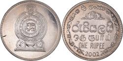 World Coins - Coin, Sri Lanka, Rupee, 2002, , Copper-nickel