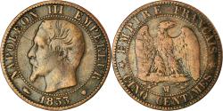 World Coins - Coin, France, Napoleon III, 5 Centimes, 1853, Marseille, , KM 777.6