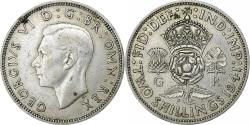 World Coins - Great Britain, George VI, Florin, Two Shillings, 1941, Silver, , KM:855