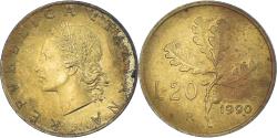 World Coins - Coin, Italy, 20 Lire, 1990